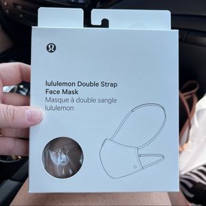 Lululemon double strap face mask so soft NEW